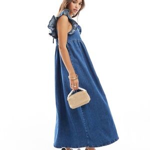 ASOS Denim Smock Dress